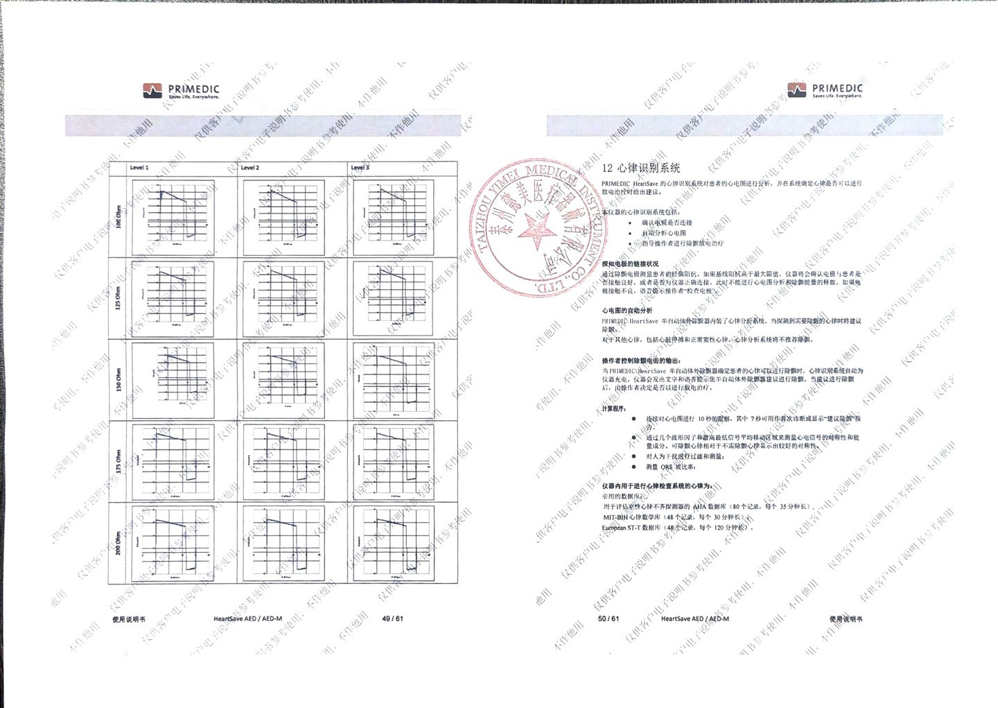 普美康AED半自动体外除颤器HeartSave PAD(M250)便携除颤仪+智能立柜 详情图 50