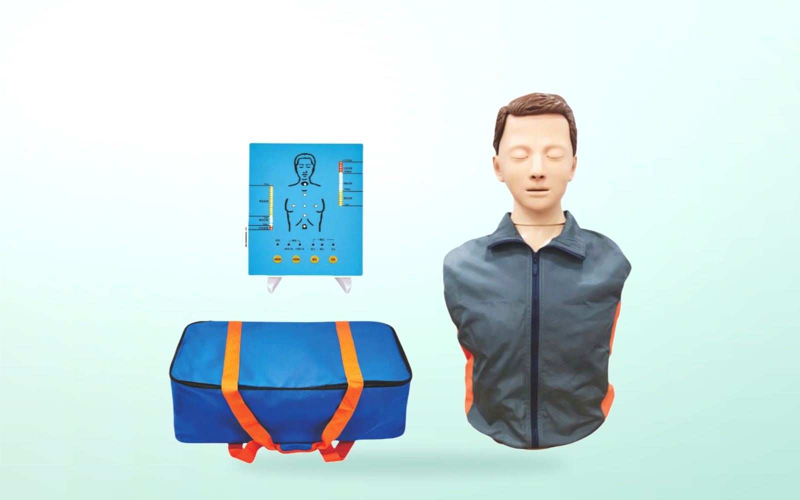 CPR 训练模拟人 · 按压与通气 · 标准操作训练